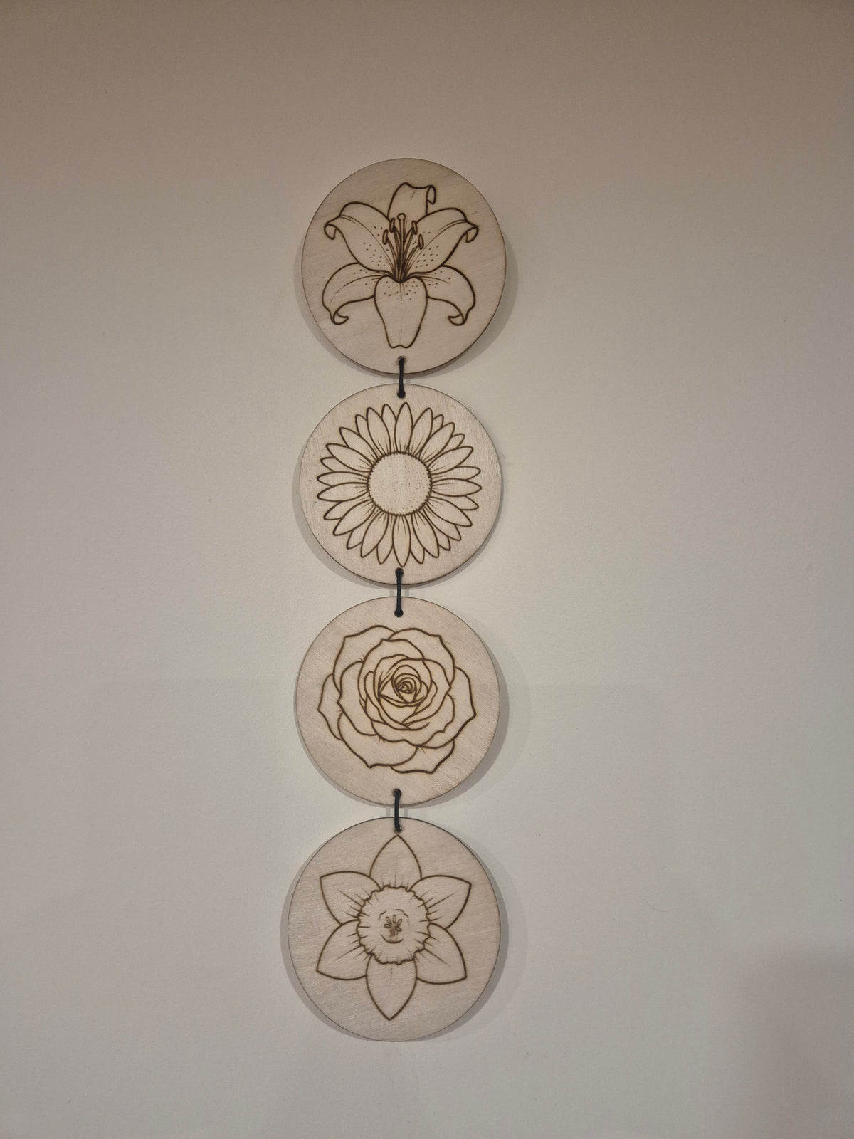 Flower wall art