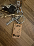 Back door keyring