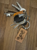 Triumph motorbike keyring