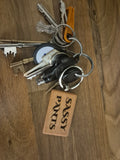 Sassy pants keyring